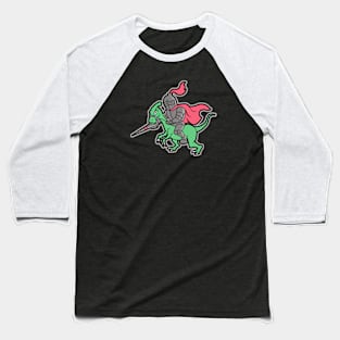 Dino Rider Baseball T-Shirt